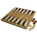 Bamboo Outdoor Backgammon Chess Game Set